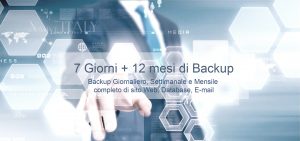 Backup Completo Email, Web, Database