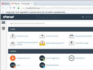 Guide cPanel – Email accounts