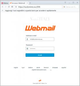 Guide cPanel – Webmail login