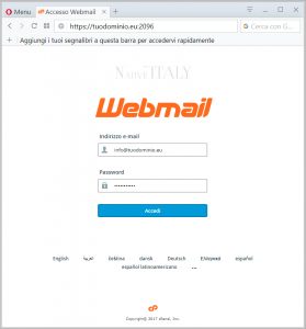 Guide cPanel – Webmail login