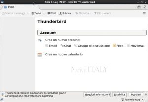 Guide Linux – Configurazione posta con Thunderbird