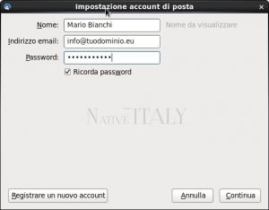 Guide Linux – Configurazione posta con Thunderbird