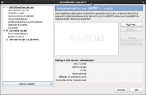 Guide Linux – Configurazione posta con Thunderbird