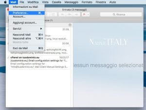 Guide Mac – Configurazione posta con Mac OS X Mail