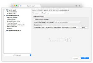 Guide Mac – Configurazione posta con Tunderbird