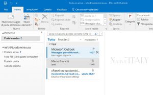 Guide Windows – Configurazione posta con Outlook 2016