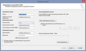 Guide Windows – Configurazione posta con Outlook 2016
