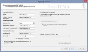 Guide Windows – Configurazione posta con Outlook 2016