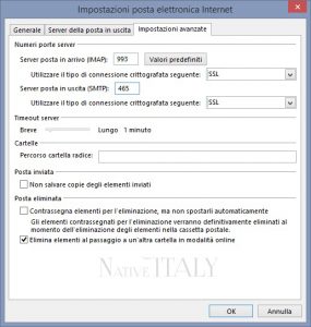 Guide Windows – Configurazione posta con Outlook 2016