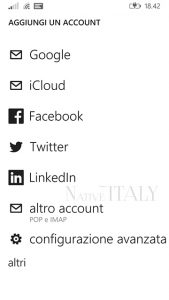 Guide Smartphone – Configurazione email su Windows Phone