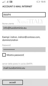 Guide Smartphone – Configurazione email su Windows Phone