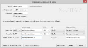 Guide Windows - Configurazione Thunderbird