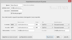 Guide Windows - Configurazione Thunderbird